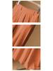 Women's High Waist Cotton-Linen Drape Wide-Leg Skirt Pants - Elastic, Thin, Versatile, 2025 Style