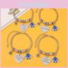 Stitch Cartoon Character Heart Engraved Metal Bracelet For Gift Giving And Women Men