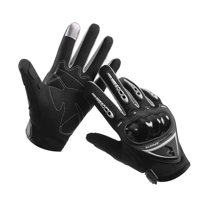 Cycling Full Finger Touch Screen Gloves Sports Protection Fitness Wear-resistant Anti-fall Motorcycle Electric Bike Gloves