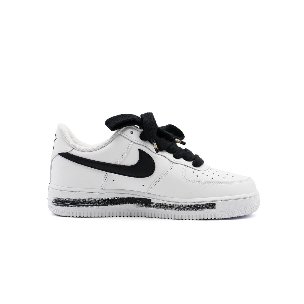 Nike Air Force 1 Small Daisy Leather Thermal Cushioning Abrasion Resistant Low Top Skateboard Shoes Unisex White CW2288-111(team1104-SBOX)