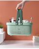 Handheld Bathroom Toiletries Basket - Large Capacity for Men's and Women's Bath Essentials