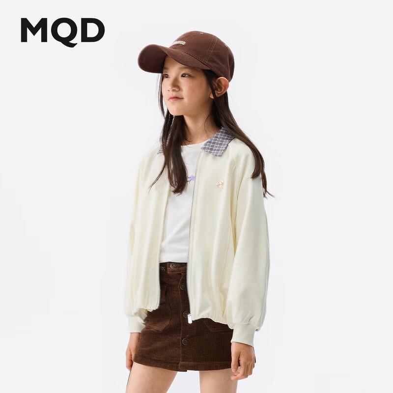 MQD Girls' Autumn Retro Lapel Jacket