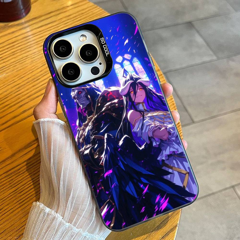 A-ALBEDO From Overlord-S Phone Case For iPhone 16 17 15 14 12 13 Pro Max Black Candy Matte Shockproof Cover