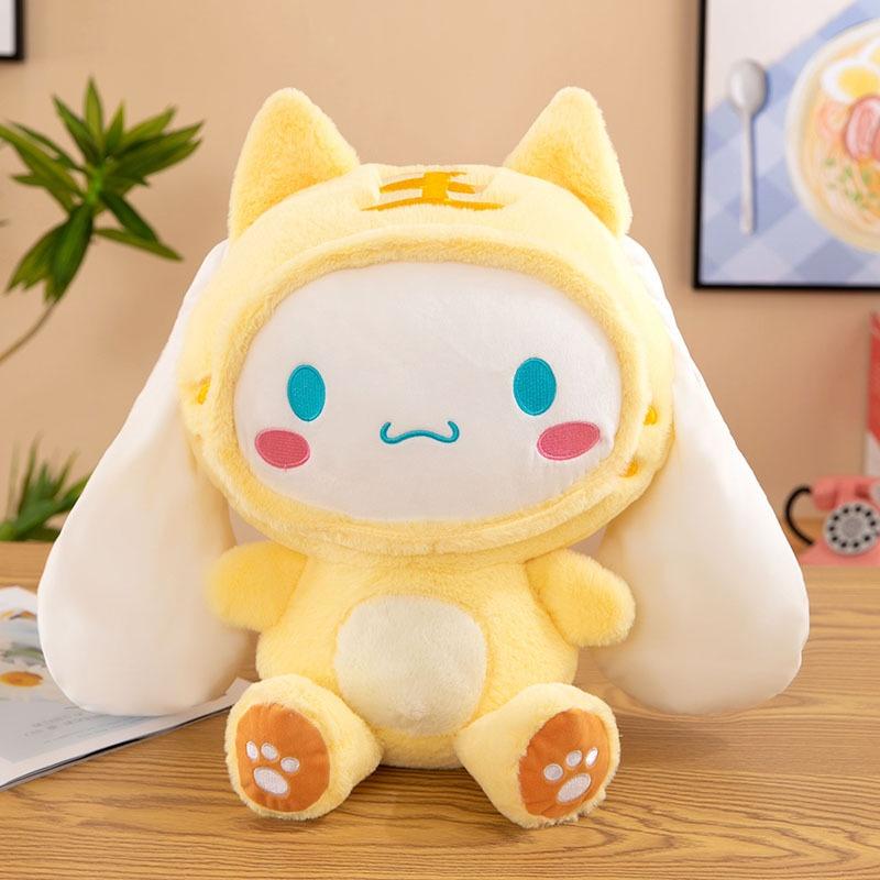 Sanrio Plüschtier Kissen Cinnamoroll Tier Tiger Hase Kinder Geschenk Deko