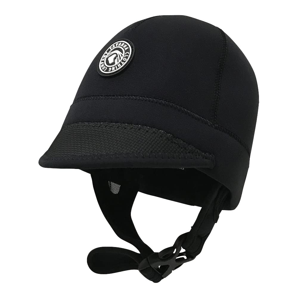 

TAVARUA Шапка-бини для серфинга с полями 3043 для тепла и тепла (XL (60-62см)) чёрный