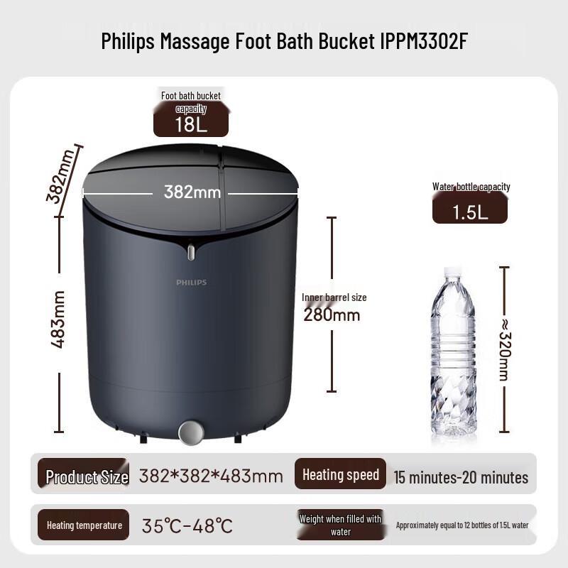 Philips Automatic Heating Foot Spa with Massage