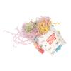 Bird French Fries Toy Colorful Paper Strips Foraging Bamboo Trap Cup Parrot Chewing Toys for Cockatiels Parakeets