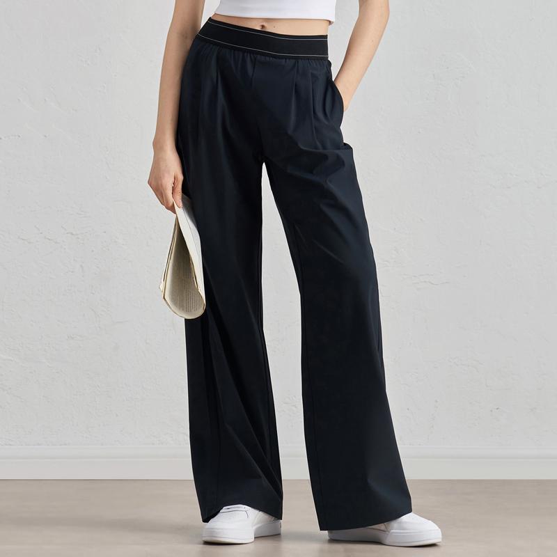 

Легкие брюки с широкими штанинами, брюки для йоги для женщин, 30 дюймов, с высокой посадкой, свободные, повседневные, для дома, путешествий, работы, женские спортивные штаны XS