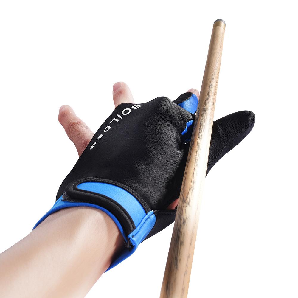 Pool Gloves High Elasticity and Wear-resistant Lycra Three-finger Pool Gloves