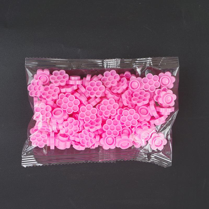 

Чашечки для клея для наращивания ресниц «Цветок сливы» - 100 шт. розовый