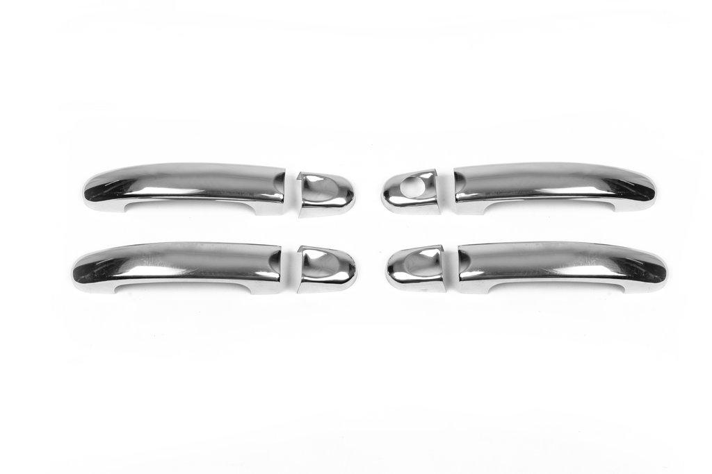Handle Pads (stainless Steel) 3 Pieces. OmsaLine - Italian Stainless Steel for Volkswagen T5 2010-2015