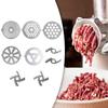 9x Meat Grinder Attachment Parts Blade Kitchen Tools Rustproof Durable
