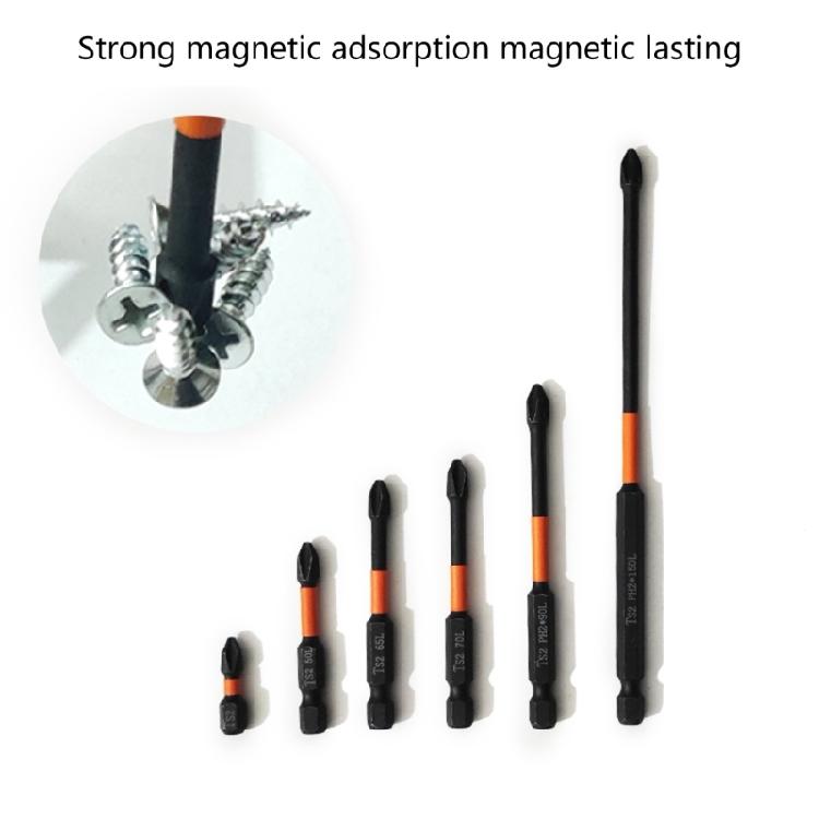 6Pcs Magnetic Screwdriver Bit Set Cross Antislip 1/4inch Power Driver Bit