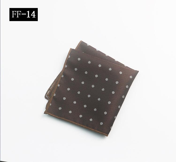 Pocket Towel Men'S, Suit Banquet Wedding Groom Best Man Striped Pattern High-End Small Square Towel Handkerchief