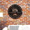 Unique Handmade Custom Iron Barbecue Smokehouse Grill Sign Outdoor Patio Kitchen Decor