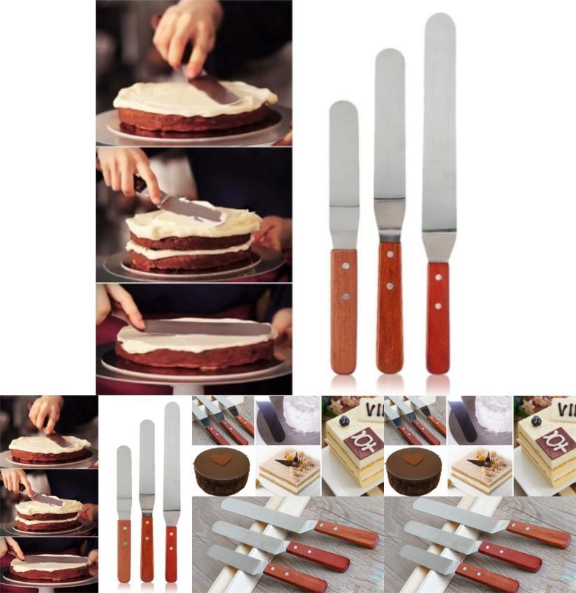 Thickening Various Cream Spatula Curved Scraping Cake Mounting Baking Tools