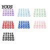 Teacher Classroom Organization Supplies 20 Pcs 1-20 Numbered Pencil Toppers, Reusable Labels Toppers Set for Teachers, Tracking Markers