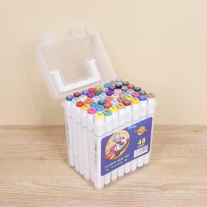 Touch48 Double-Headed Color Markers for Children - Art Drawing Tools