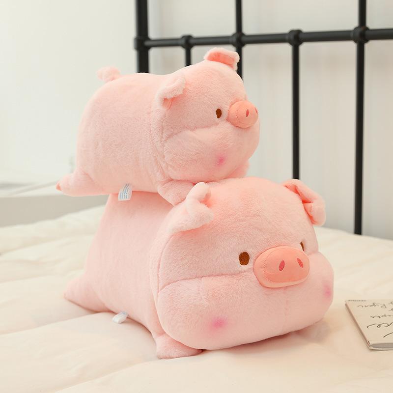 Lulu Pig Doll Lulu Pig Plush Toy Dudu Pig Doll Pink Pig Throw Pillow Bedside Cushion