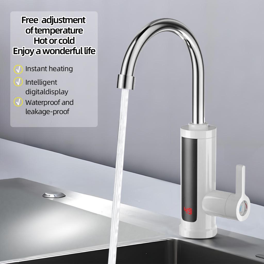 Household Hot And Cold Water Dual Use Faucet  Kitchen Instant Water Heater Faucet Instant Electric Heating Water Faucet
