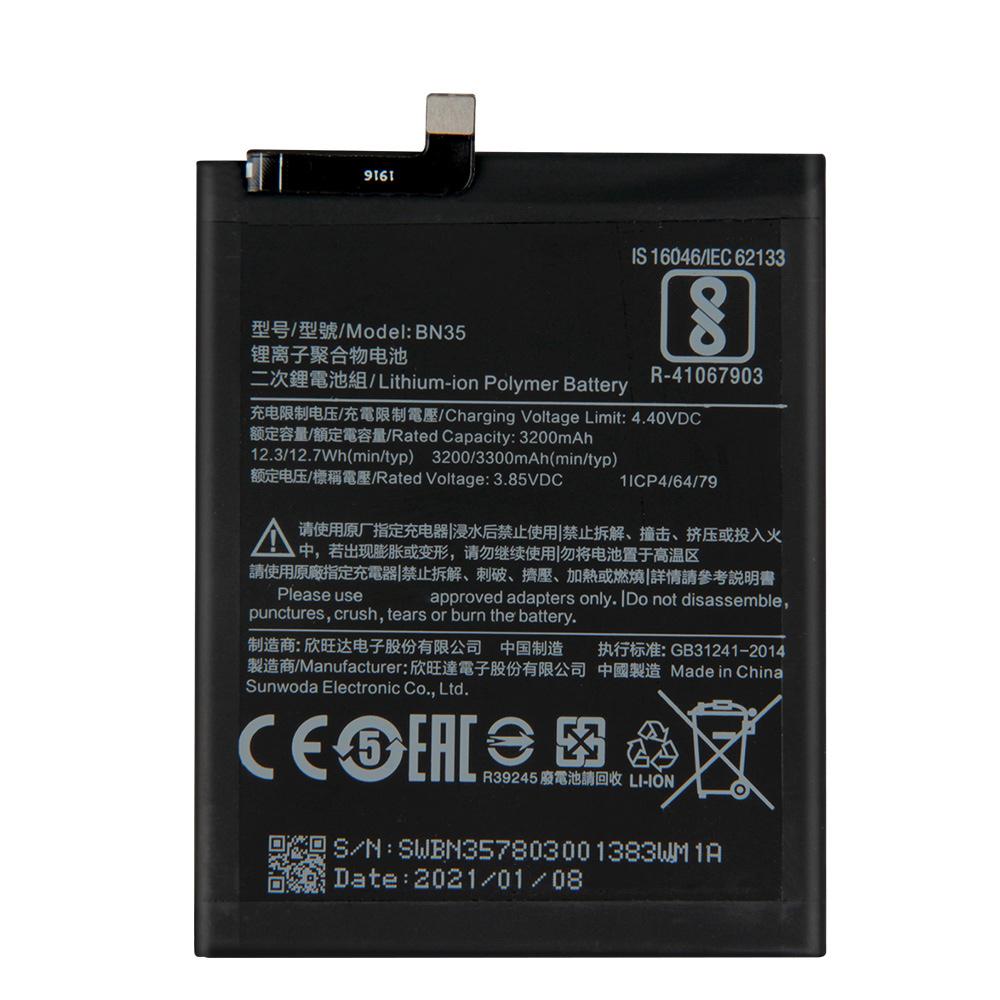 Replacement Battery For Xiaomi Mi Redmi 5 5.7" Redrice 5 BN35 Rechargeable Phone Battery 3300mAh