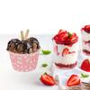 50Pcs Disposable Ice Cream Paper Cups Bowls For Jelly Pudding Mousse Yogurt Container Party Wedding Kitchen tableware