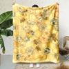 2026 New Arrivals 1pc Cozysoft Contemporary Geometric Bee Floral Digital Print Throw Blanket, Super Soft Skin-Friendly Comfortable Lightweight Warm Mu