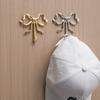 1PC Metal Wall Bow Hook Living Room Bathroom Entrance Decoration Light Luxury Wardrobe Alloy Hook