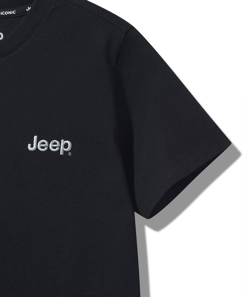 JEEP [Women] M-Logo Graphic Short Sleeve T-Shirt (Jq5Tsf173Bk)