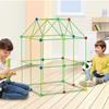 175Pcs Build Your Own Den Set DIY Kids Fort Construction Building Toy