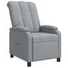 Recliner Chair Light Grey Fabric
