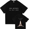 2026 T-shirt Oversize Unisex Streetwear Manica Corta Moda Classica Stampa Double-Sided T-shirt con Stampa Kanye West