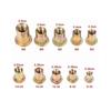 300Pcs Rivet Nut Metric Imperial Combination Set Color Plated Zinc Carbon Steel M3‑M8