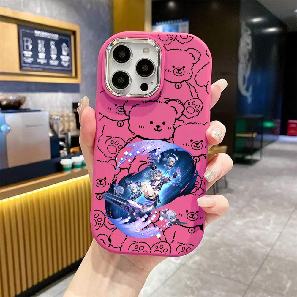 Phone Case: 2D Flat Design Suitable for iPhone 18 17 16 15 14 13 Pro Protective Case, Couple Style, Block Effects, Christmas and Halloween Gift