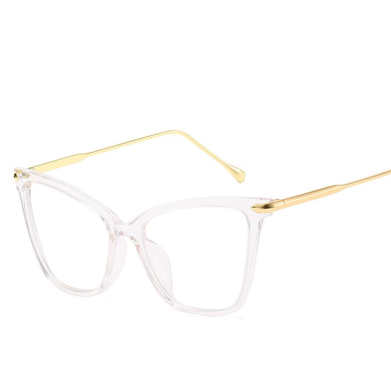 Ladies Retro Cat Eye Anti Blue Light Computer Glasses Reading And Playing Games To Protect Eyes