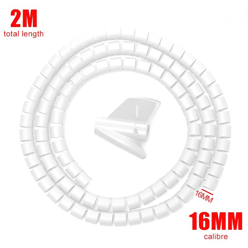 An Open-type Conduit for Wire Management with a Plastic Insulating Sleeve of 8-16MM Diameter To Protect Wires Wound Pipe 2M
