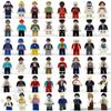Small Particle Little People Building Block Toy Figures Characters Worker Police Soldier Superheros Building Block Bricks Toy