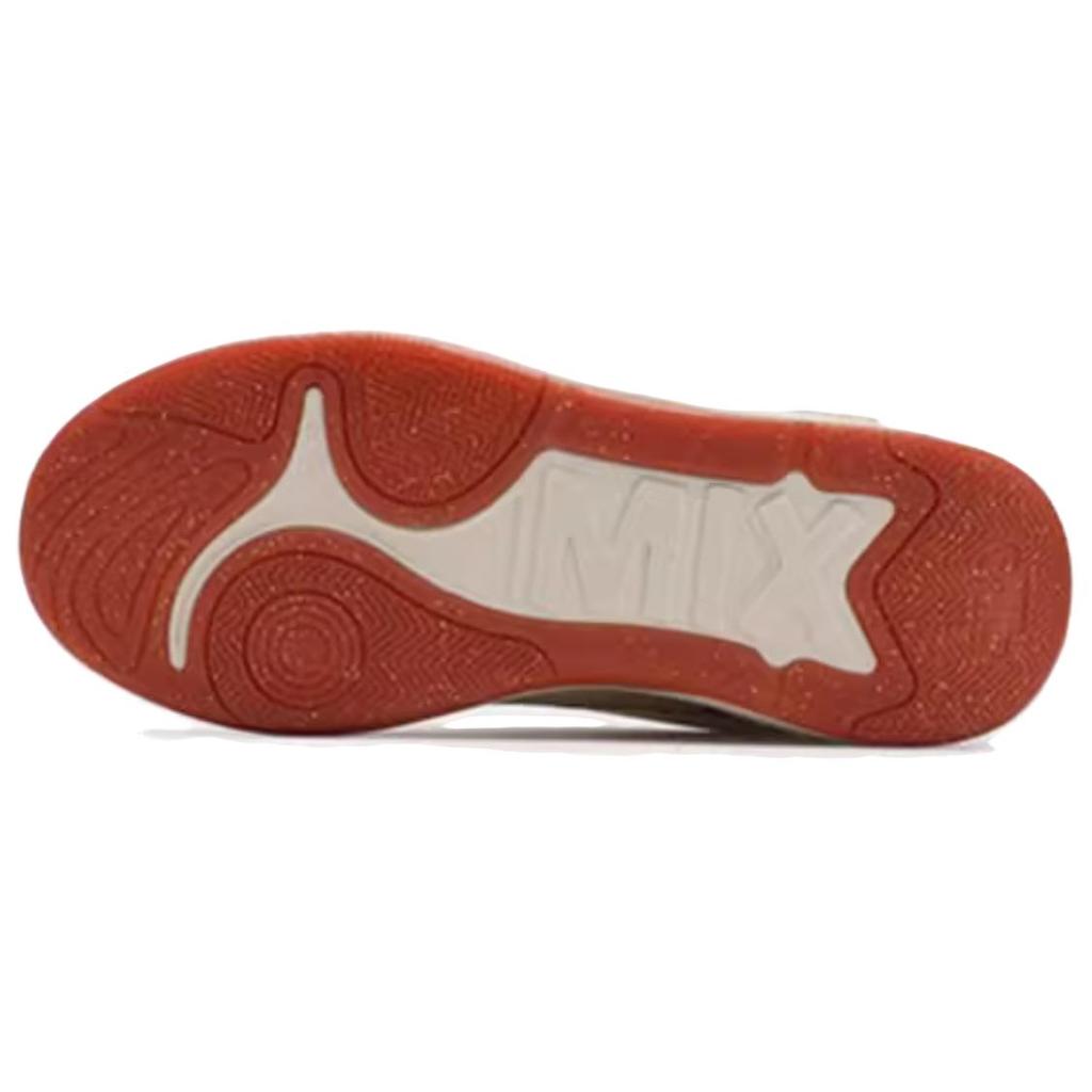 New FILA MIX 2 Abrasion Resistant Low Top Skateboard Shoes Men's Beige Red F12M412203FAM