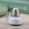 1Pc Universal E27 Abs Us/Eu/Au Plug Conector Suporte de Lâmpada Luminária Base de Lâmpada Adaptador de Parafuso Soquete de Lâmpada Portátil Branco