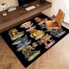 1pc Italian Brainrot characters7 Print Area Rug - Soft, Washable Non-Slip Indoor Mat, Living Room, Home Office Decorative Rug,Office Decorative
