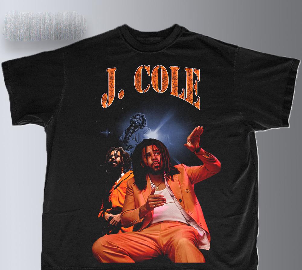 J. Cole Live In Concert Cotton Black All Size Unisex Shirt Unisex T-Shirt