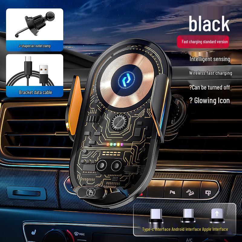 Magic Clip Q18 Transparent Car Wireless Charging Phone Holder