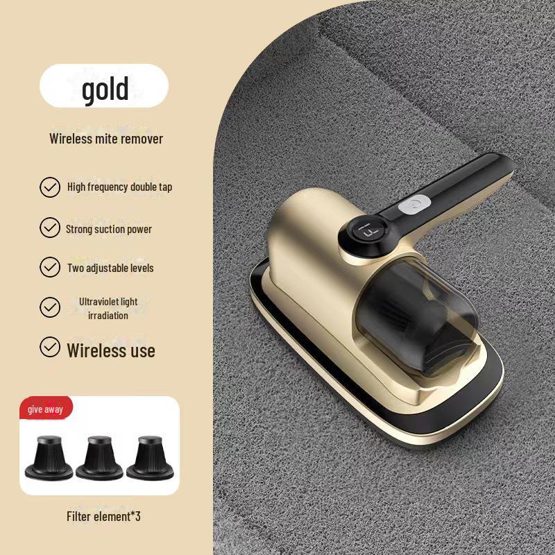Handheld Wireless UV Sterilizer & Vacuum for Bed/Dust Removal