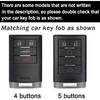 Ontto 4-Button Key Protector Fit for Cadillac 2008-2014 ATS CTS DTS Escalade ESV SRX STS XTS,Scratch-Resistant Car Key Case with Bling Rhinestone Key