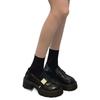 Fashion Platform British Style Small Leather Shoes 2025 New Spring and Autumn One-pedal Single Shoes Versatile Loafers Mary Jane Shoes