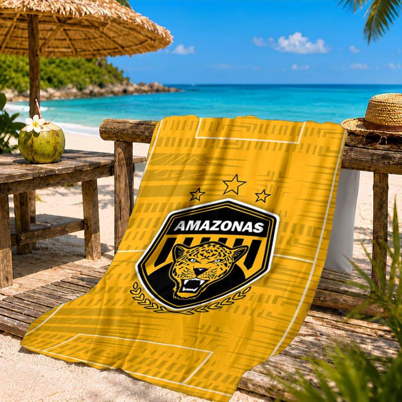 Amazonas Fc Goal Beach Towel, Quick-drying, Easy to Care for, Suitable for Both Fitness and Beach Vacations,Sports Essential