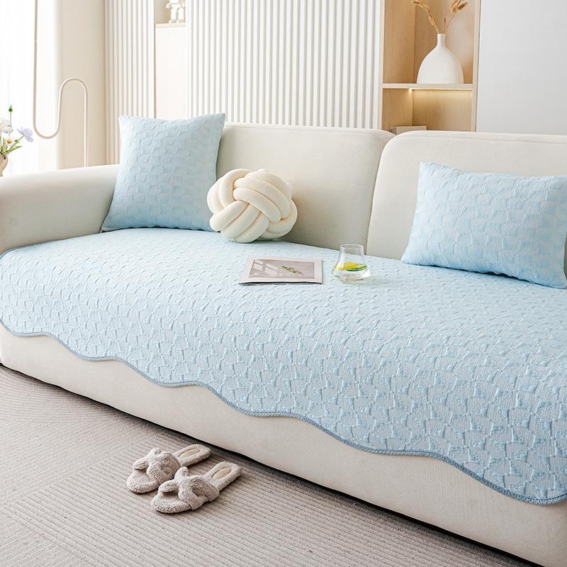 Special-shaped irregular ice silk sofa cushion 2025 summer new non-slip mat seat cushion simple and advanced heat dissipation pad