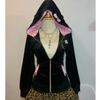 VAYLA Streetwear Y2K Dame Pullover Hettegenser Retro Harajuku Rosa Leopardtrykk Lappeteppe Genser Mote Trend Sportsklær Hettegenser Topp