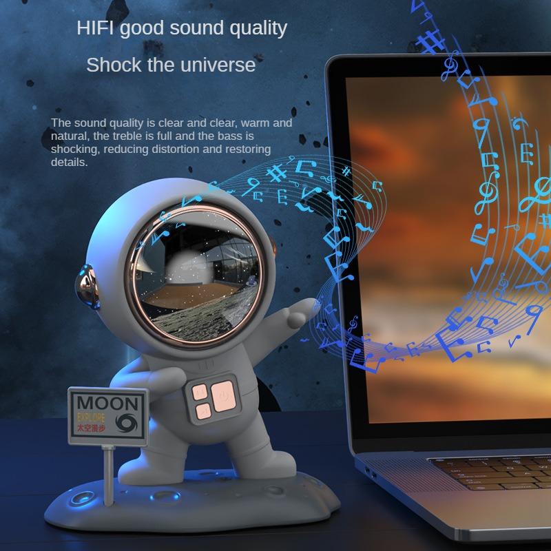 Portable Bluetooth Wireless Car Audio Astronaut Speaker Subwoofer Mini Stereo Gift