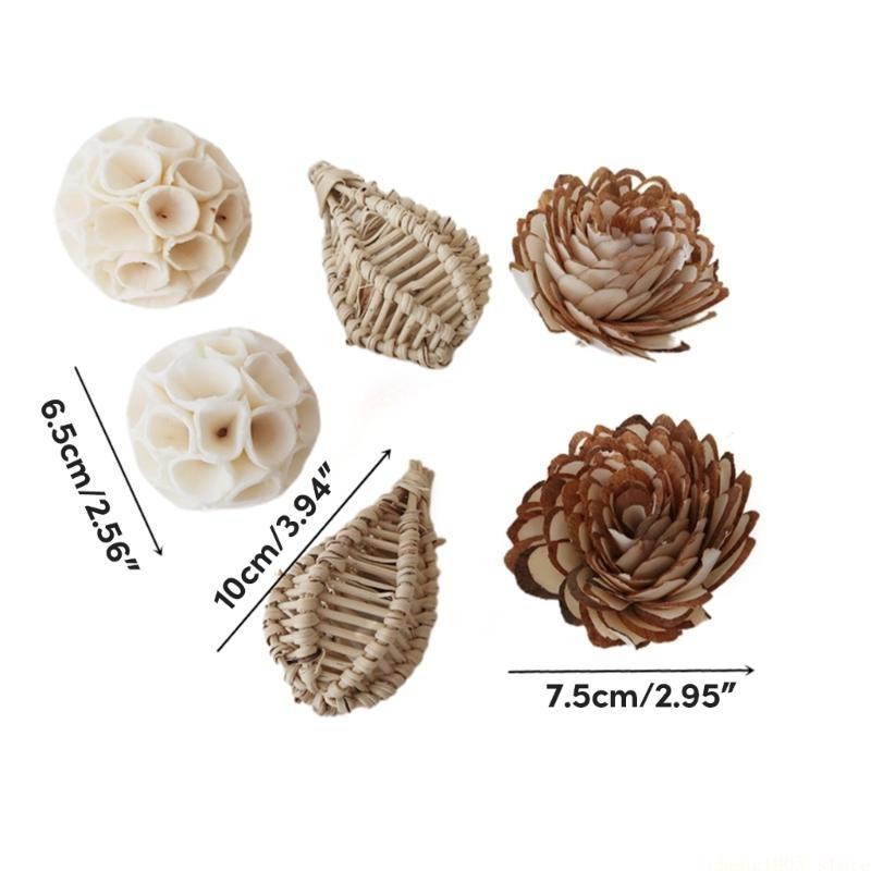 QX2E Parrots Grinding Chew Toy Chew Training Supplies Natural Rattan